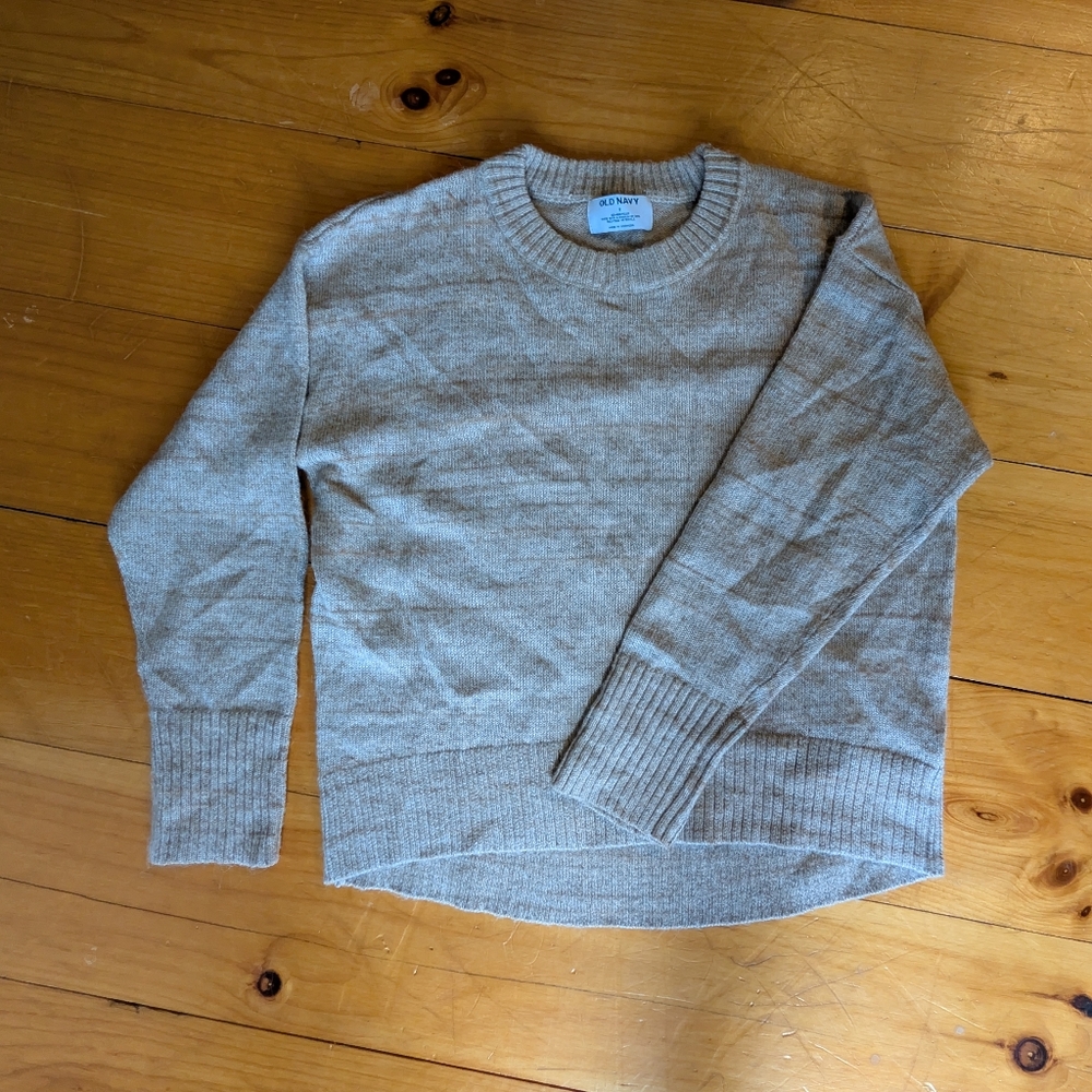 Old Navy Taupe Knit Sweater